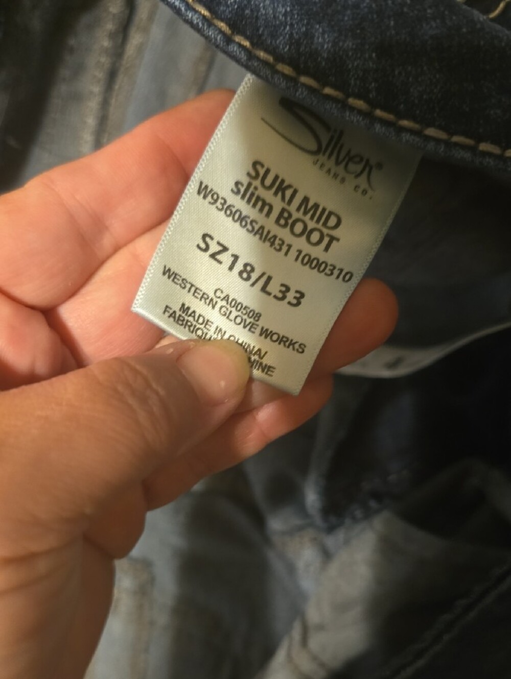 Silver Jeans Women’s Dark Blue Bootcut Jeans - Picture 8 of 8